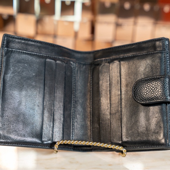 CHANEL Wallet Bi fold wallet Black
Leather Caviar skin 8377258 - Picture 10 of 16